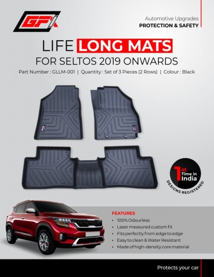 LLM – Car Specific Mats – KIA SELTOS  2019