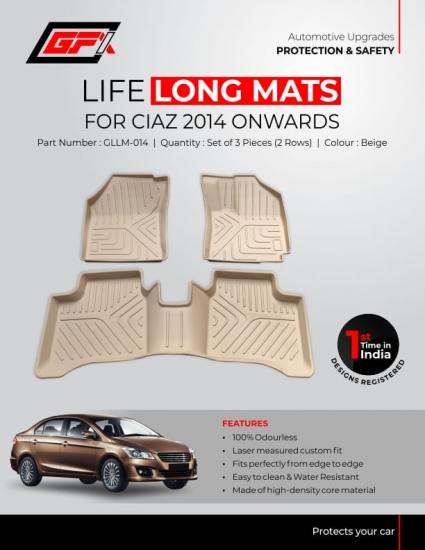 LLM Car Specific Mats MARUTI CIAZ